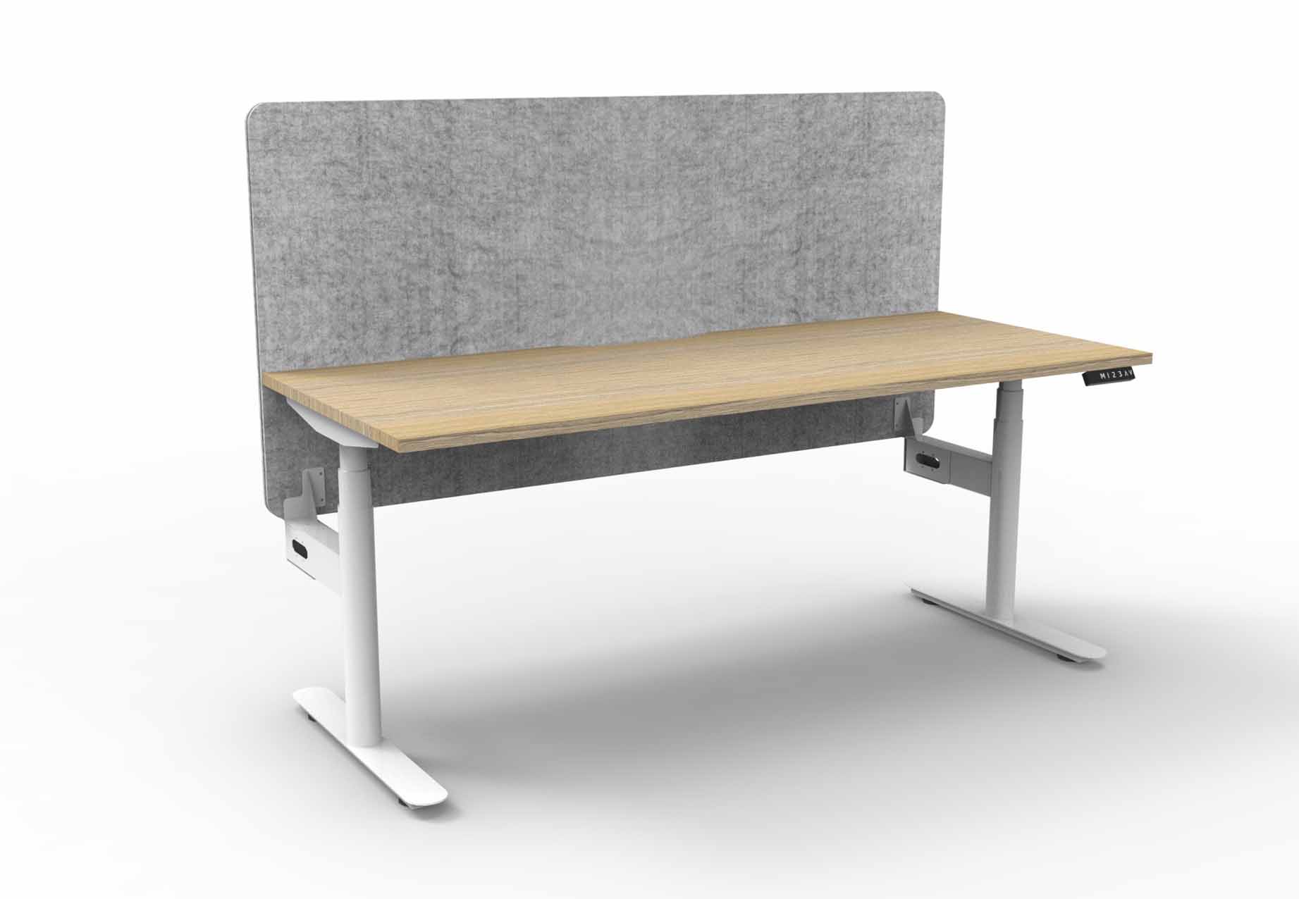 Halo+ Sit-Stand Single Sided Workstation - with Eco Screen